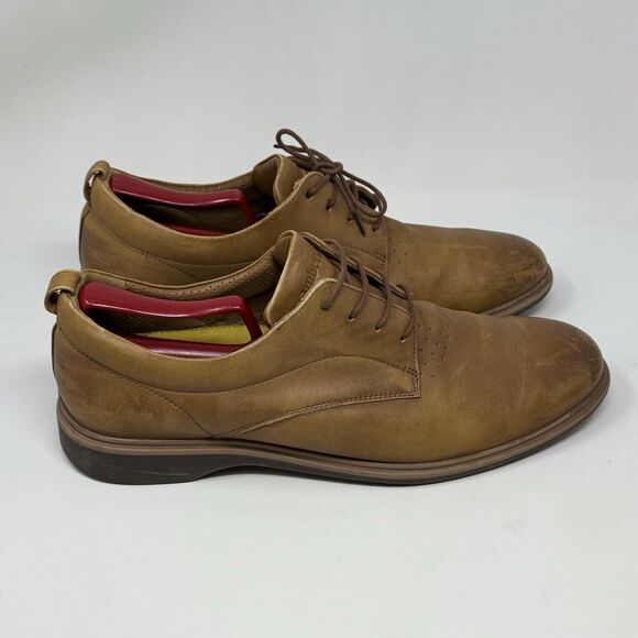 Amberjack The Original Shoes Mens 12 Brown Leather Derby Casual Dress Lace Up main image 10